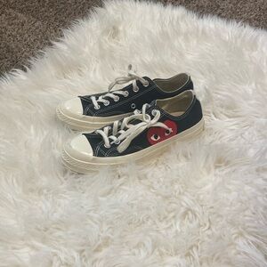 Comme Des Garçons  Converse Play Women’s size 8